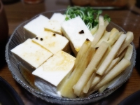 2022-2-18　豆腐とヤーコンのサラダ