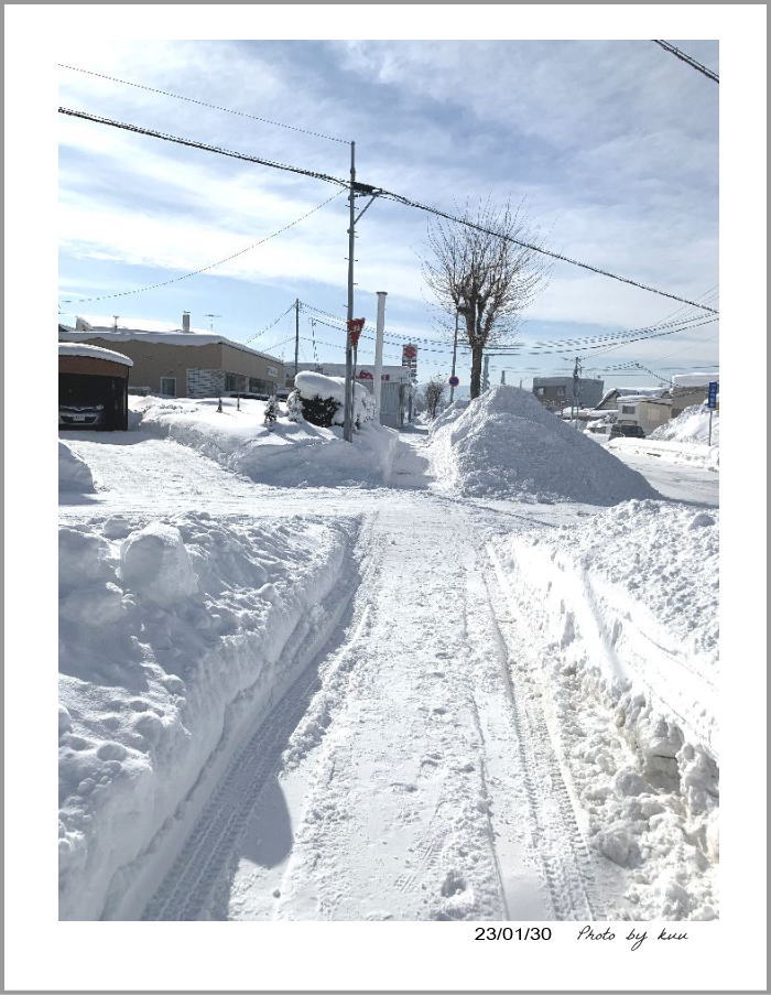 歩道の除雪４