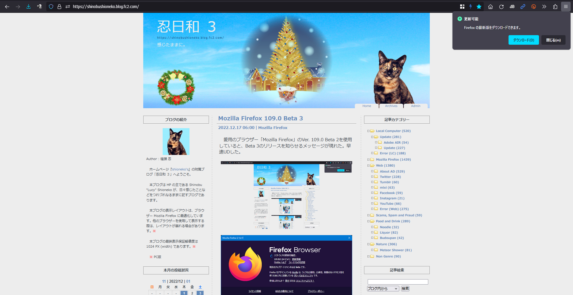 Mozilla Firefox 109.0 Beta 4
